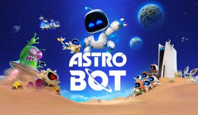 Astro Bot در حال ماجراجویی در یک دنیای شاد و رنگارنگ