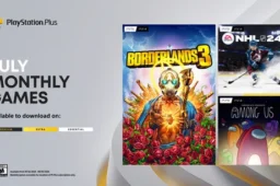PlayStation Plus Monthly Games for July: Borderlands 3, NHL 24, Among Us